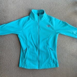 The North Face Turquoise Turtleneck Zip-Up